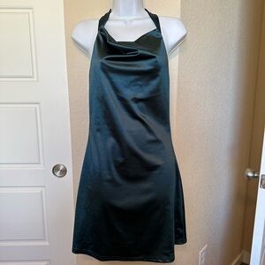 Amazon Essentials Dark Green Mini Dress